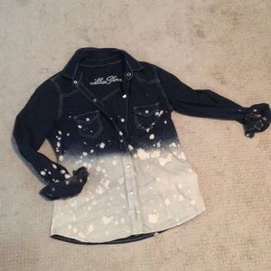 Button down jean shirt